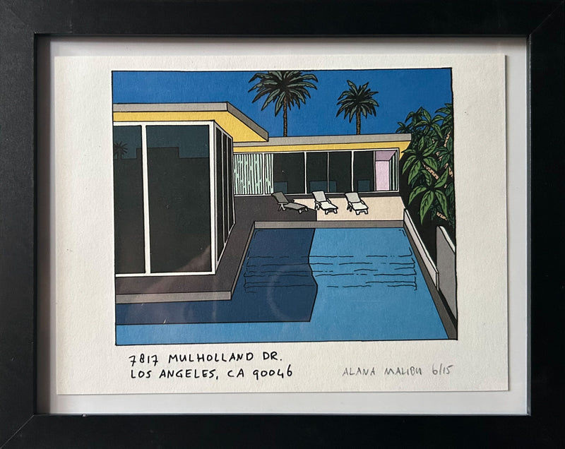 Mulholland drive Framed