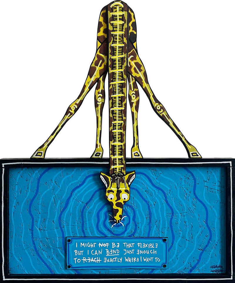 BENDING GIRAFFE #1 – Painting