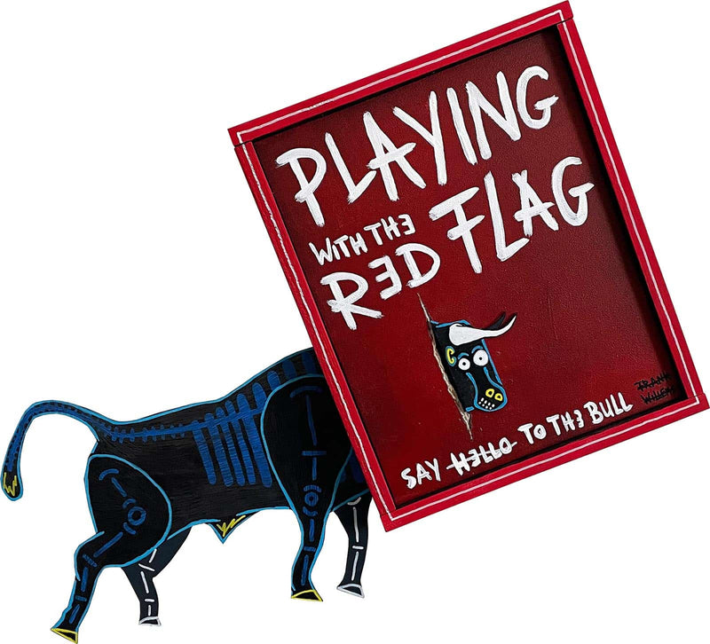 PLAYING WITH THE RED FLAG #1 – Painting