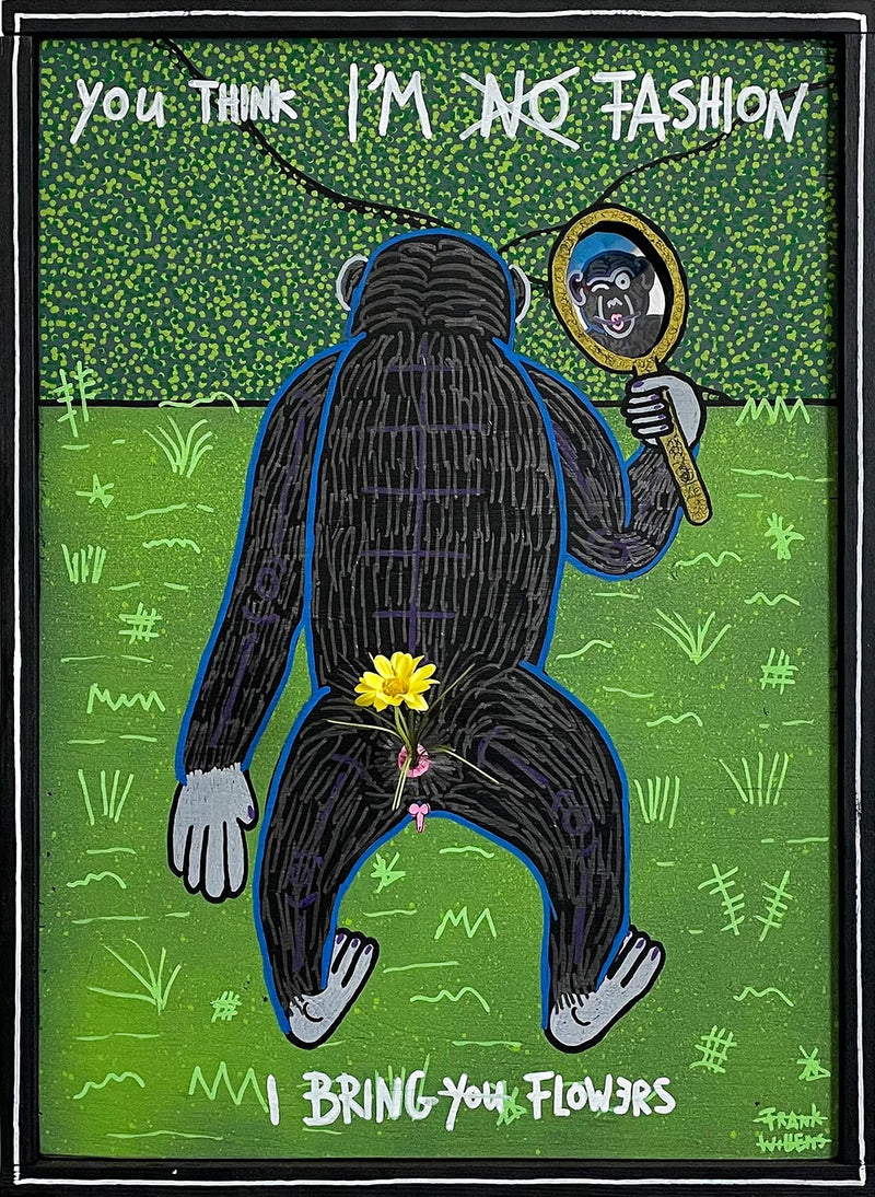 YOU THINK I’M NO FASHION – Black XL – Interactive Painting