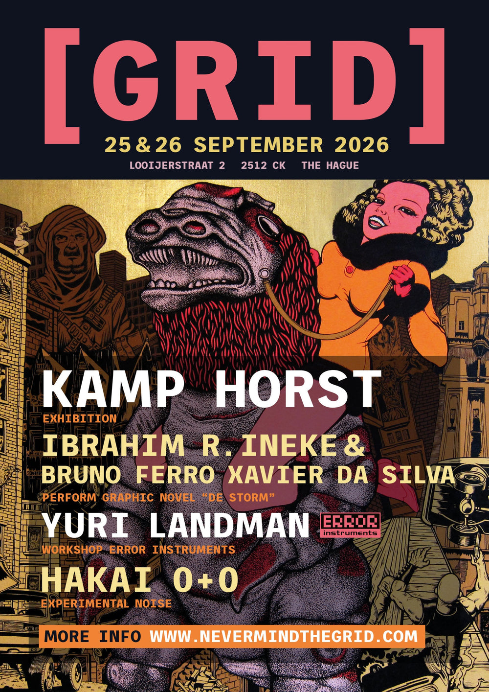 [GRID] presents  Kamp Horst, De Storm,  Yuri Landman x Error Instruments & Hakai 0+0
