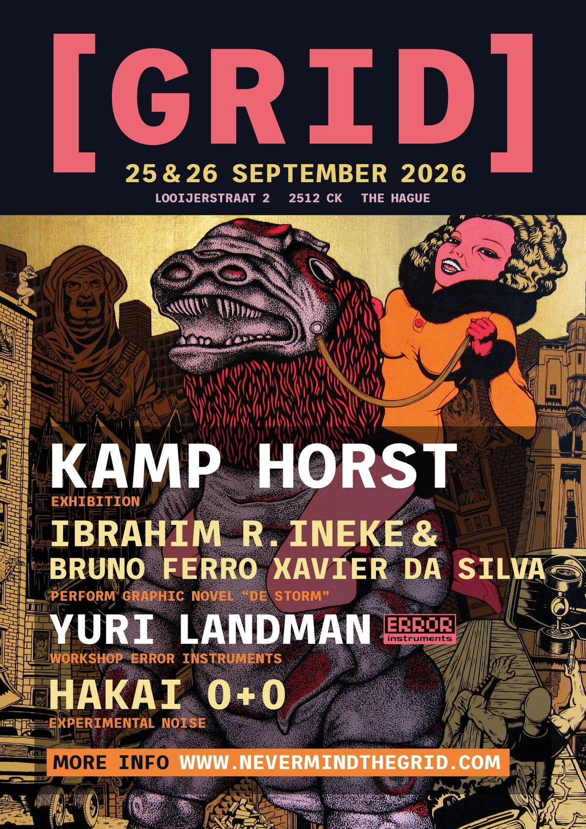 [GRID] presents  Kamp Horst, De Storm,  Yuri Landman x Error Instruments & Hakai 0+0
