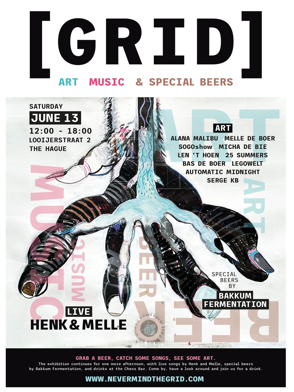 Art, music & drinks at [GRID]