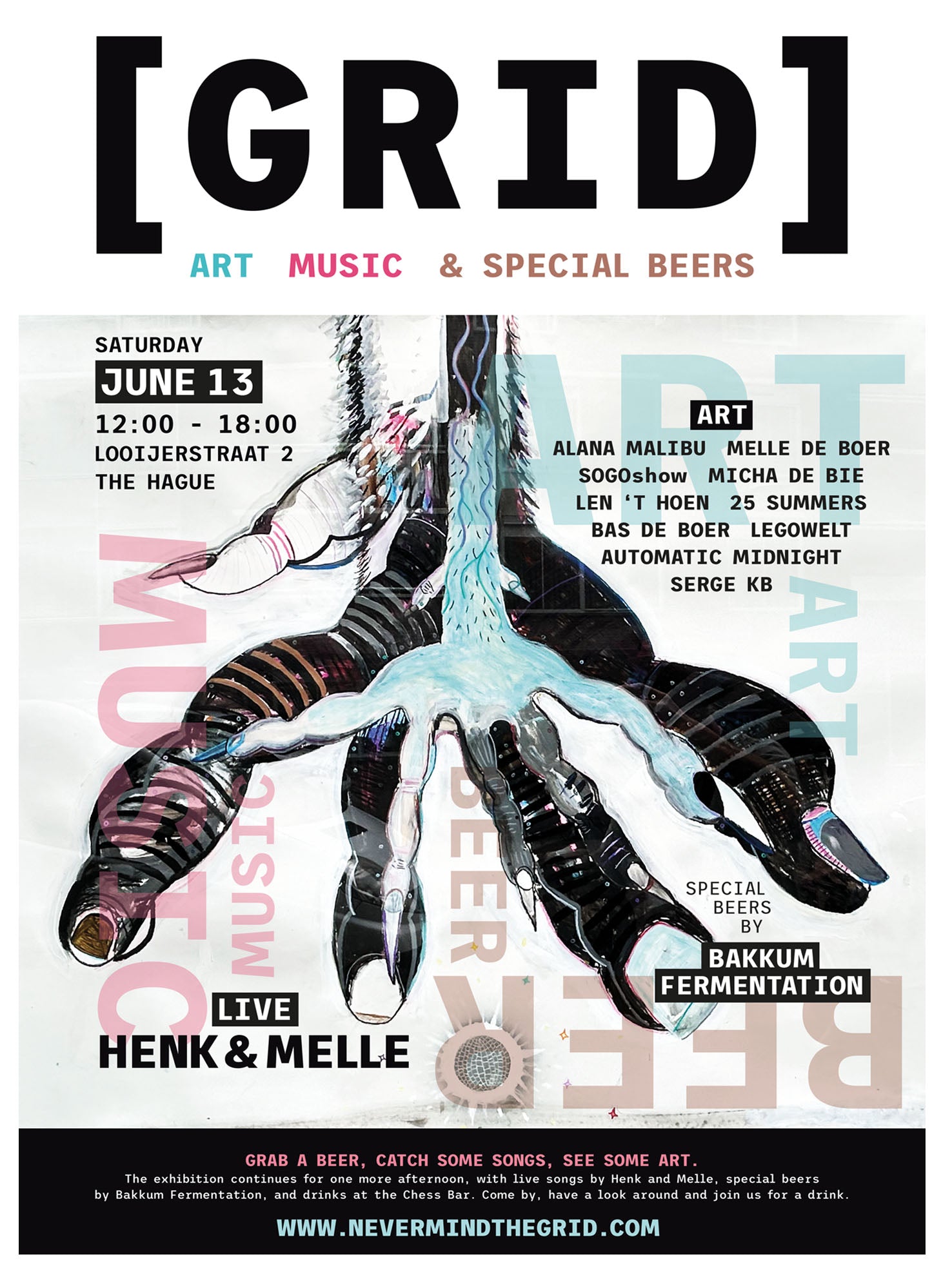 Art, music & drinks at [GRID]