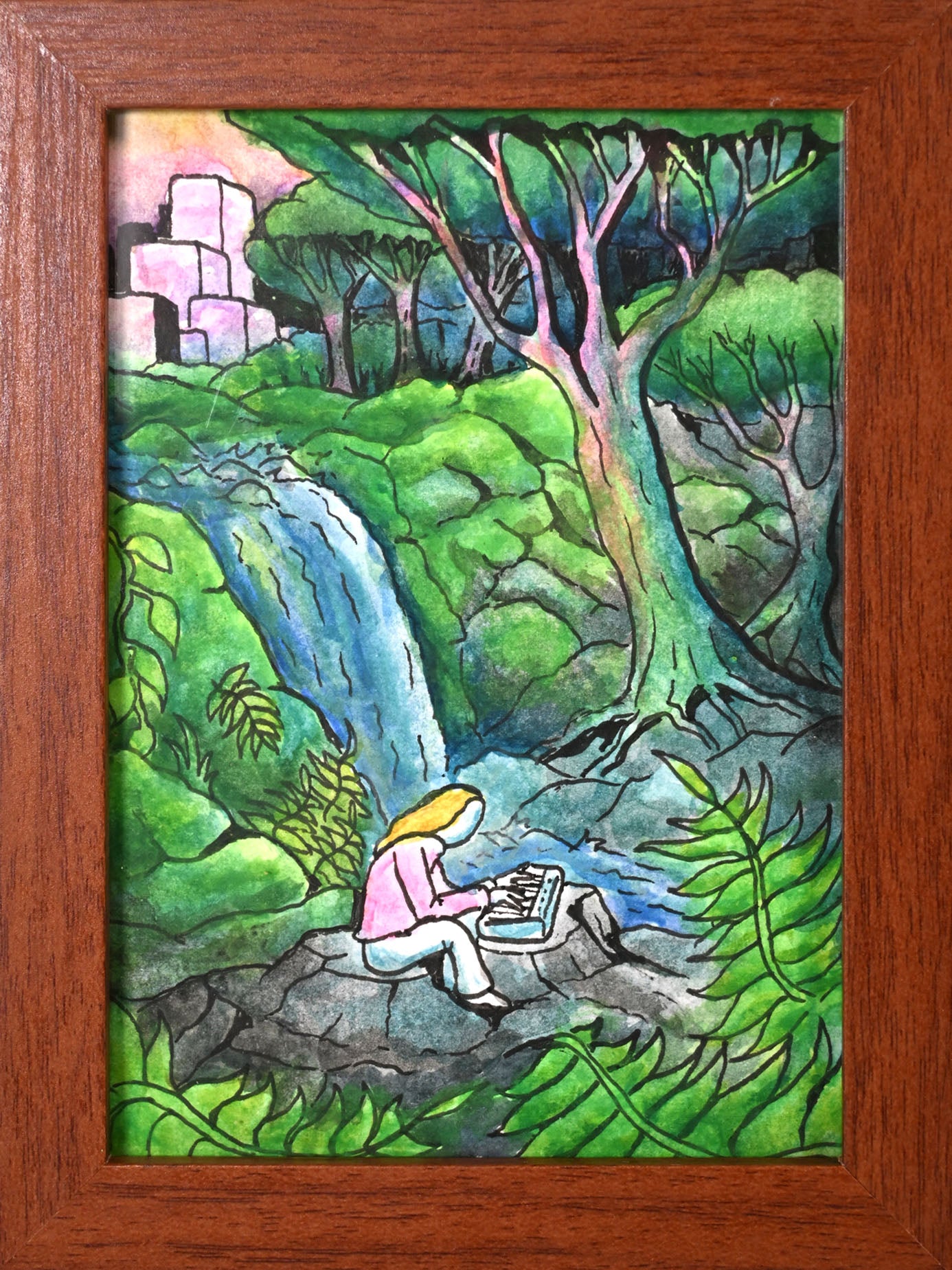 Suburban Waterfall Musing