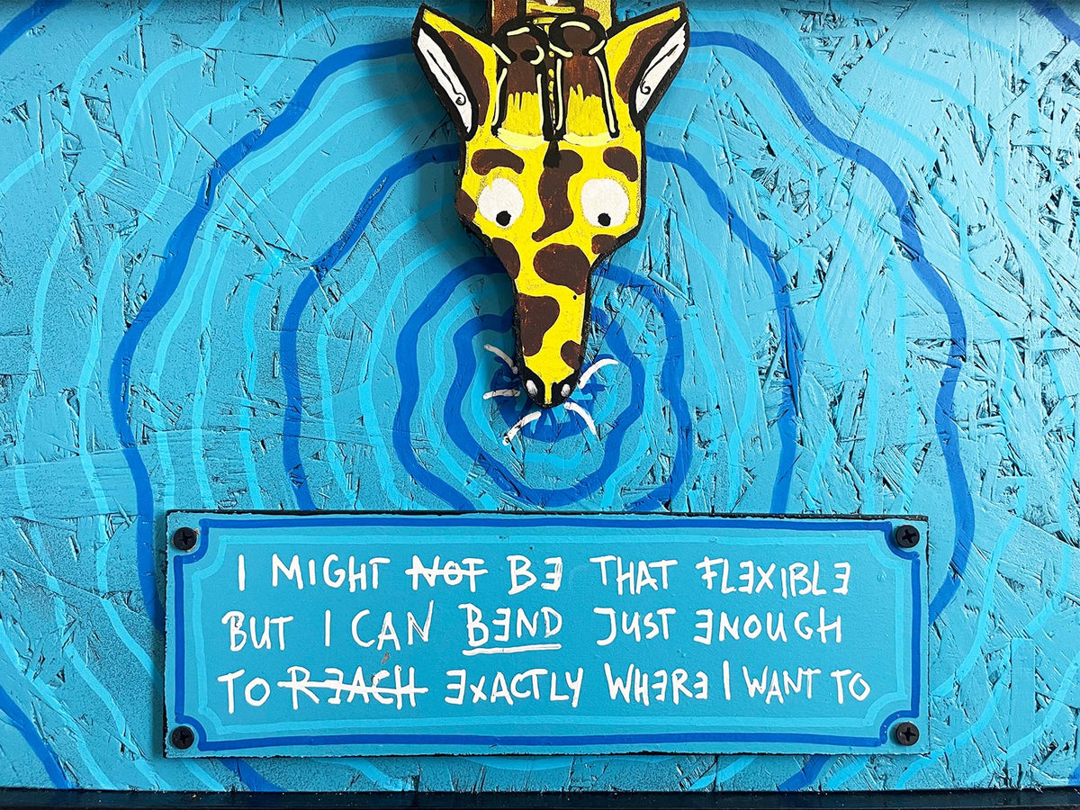 BENDING GIRAFFE #1 – Painting