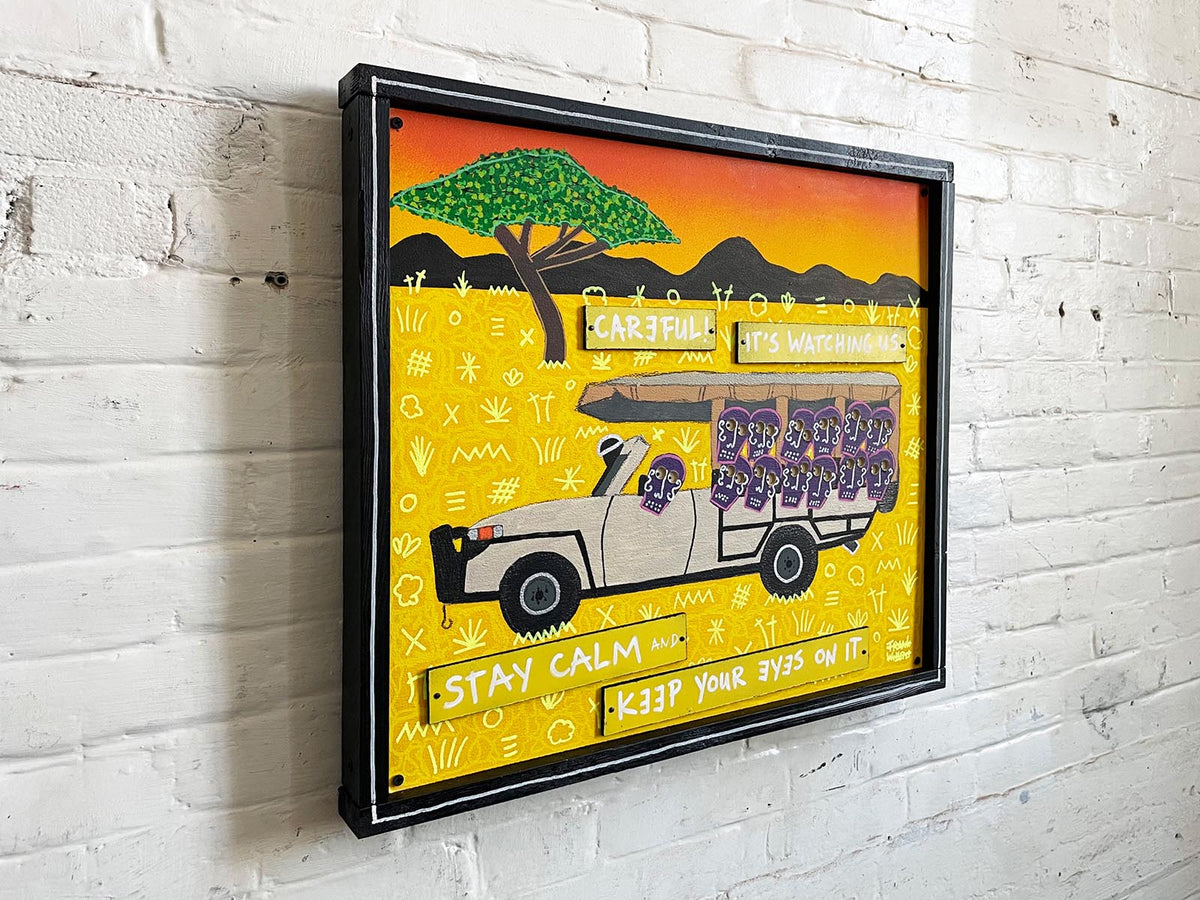 REVERSE SAFARI #2 – Interactive Painting