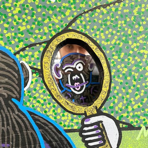 YOU THINK I’M NO FASHION – Black XL – Interactive Painting