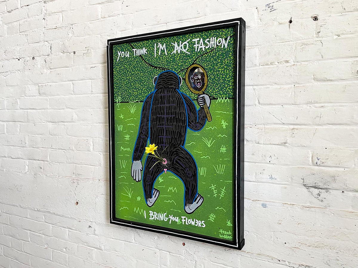 YOU THINK I’M NO FASHION – Black XL – Interactive Painting